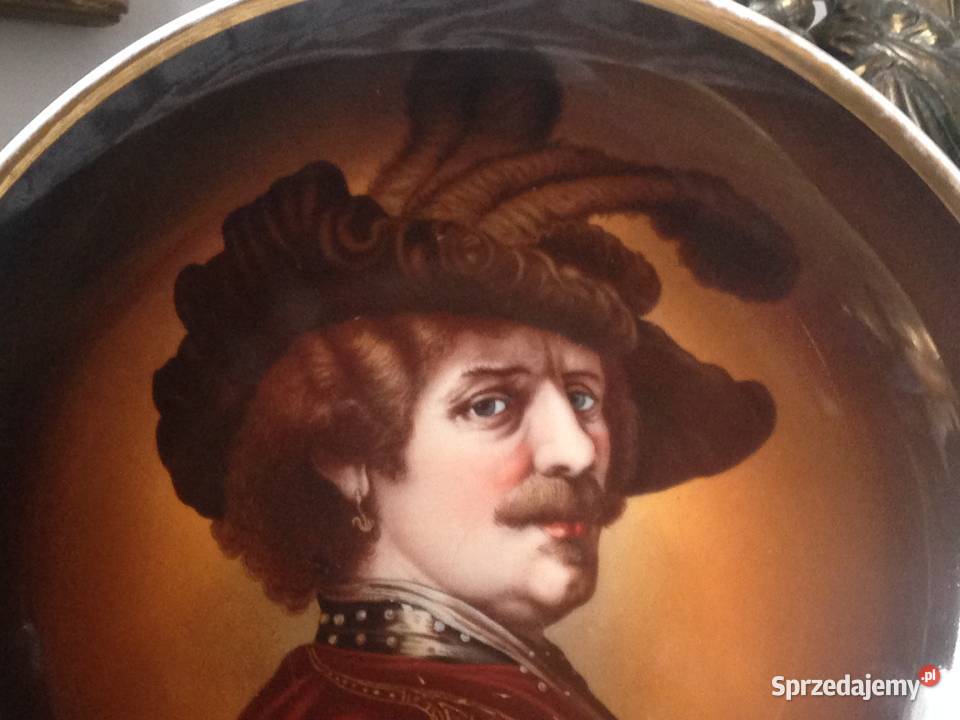 Patera z portretem wg Rembrandta Bawo Dotter Kraków