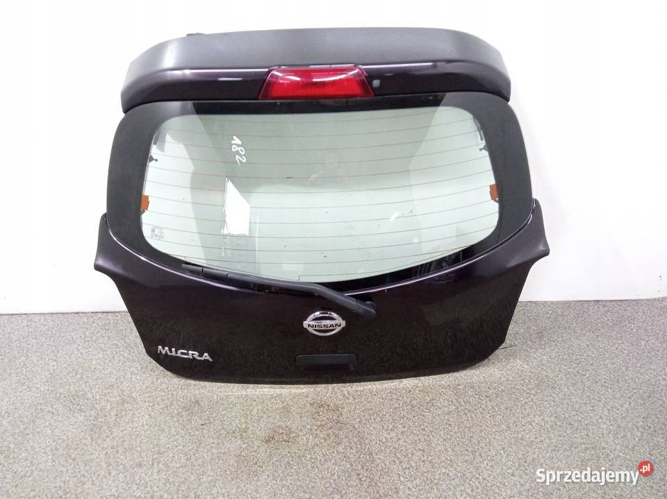 KLAPA TYŁ GAB K13 LIFT Nissan Micra IV 2010 osobowe sprzedam