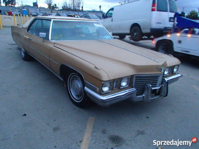 Cadillac DeVille 472 cui LosAngeles suchy bez złoty Bolszewo