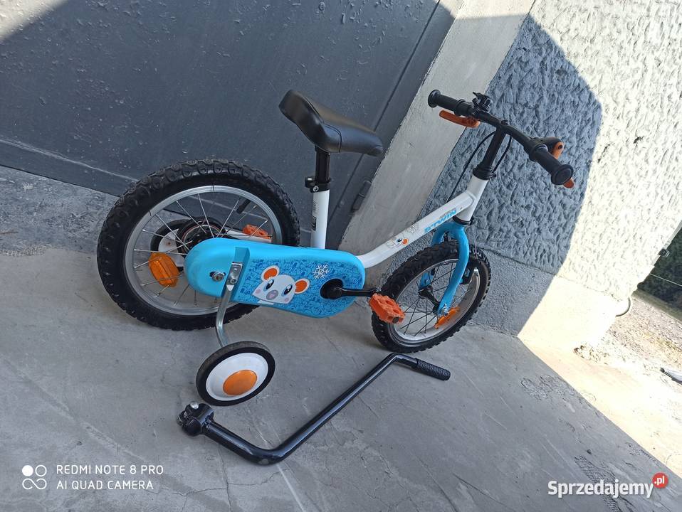 Rowerek Dzieciecy Btwin 14 Kółka Boczne Pchacz Wieliczka