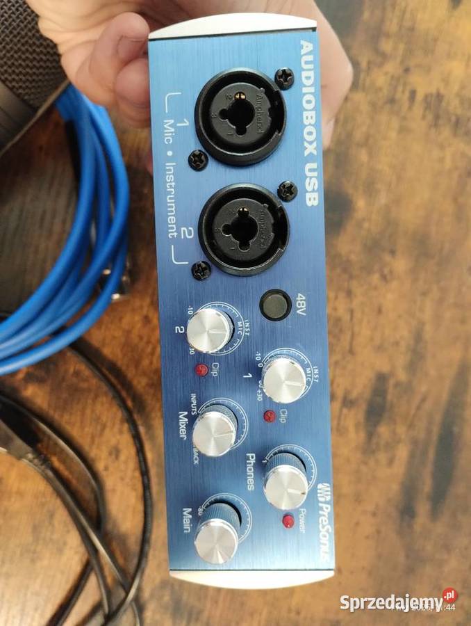 Presonus audiobox interfejs audio mikrofon Rybnik