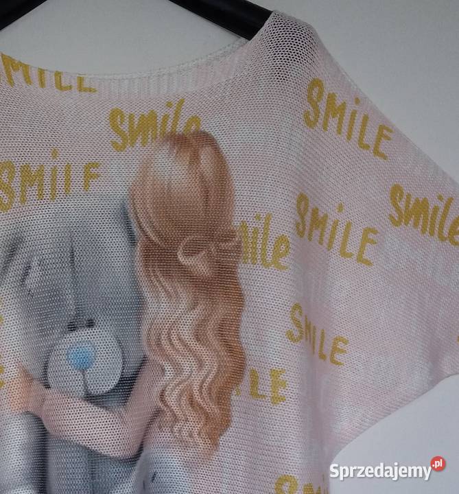 XL48 Włoski sweter o kroju nietoperza nowy Gliwice