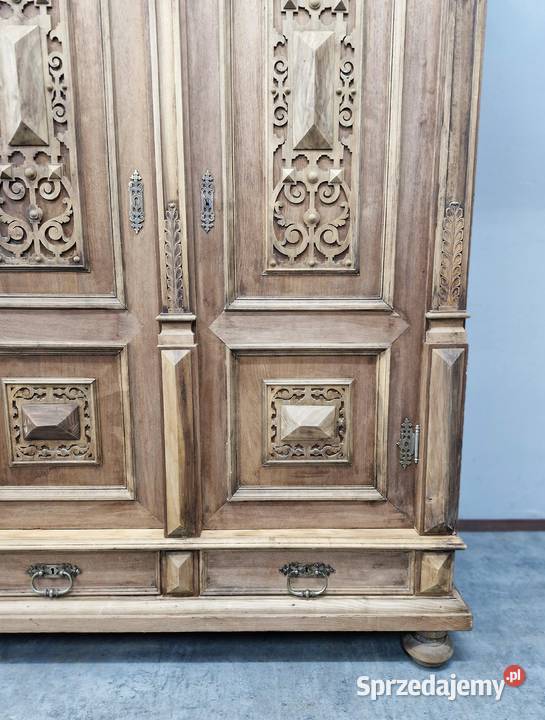 Piękna Orzechowa Szafa Eklektyczna AntykiMarki Marki