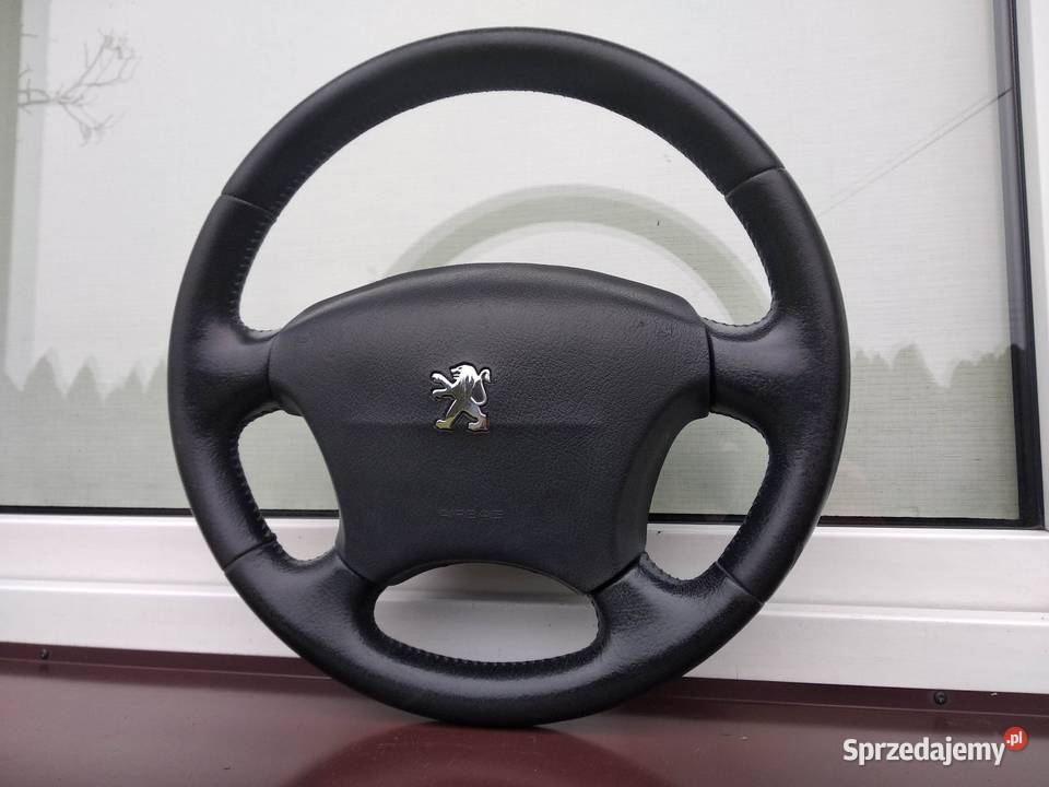 Peugeot 406 LIFT FL kierownica skórzana skóra Sieradz