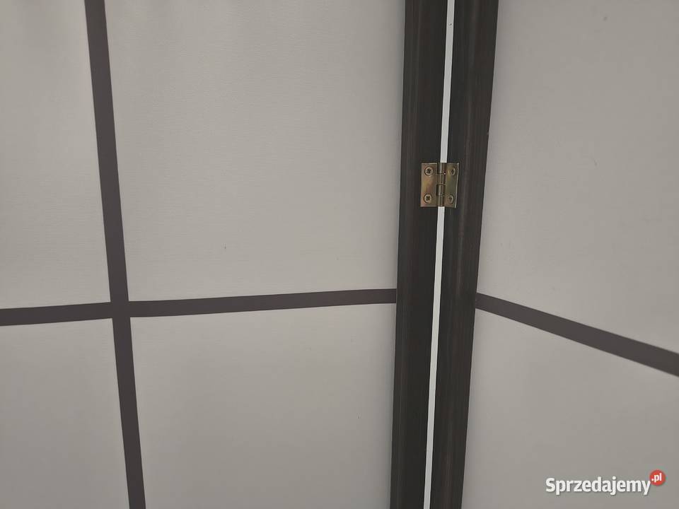 Parawan biały wzór japoński tkanina zmywalna Lublin