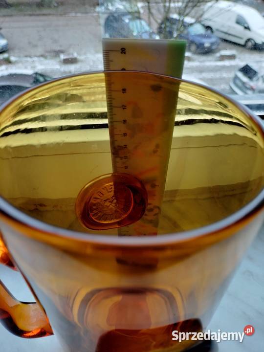 Kufel szklany z pieczęcią prl zachodniopomorskie Choszczno sprzedam