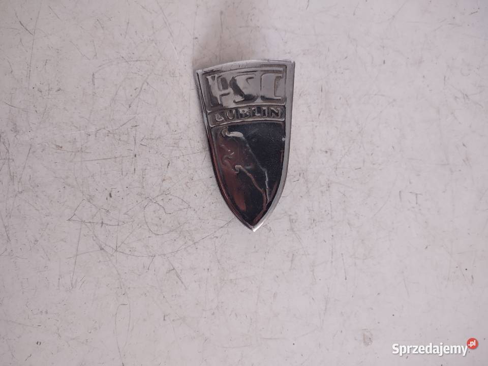 DAEWO LUBLIN ŻUK ZNACZEK LOGO CHROM UNIKAT