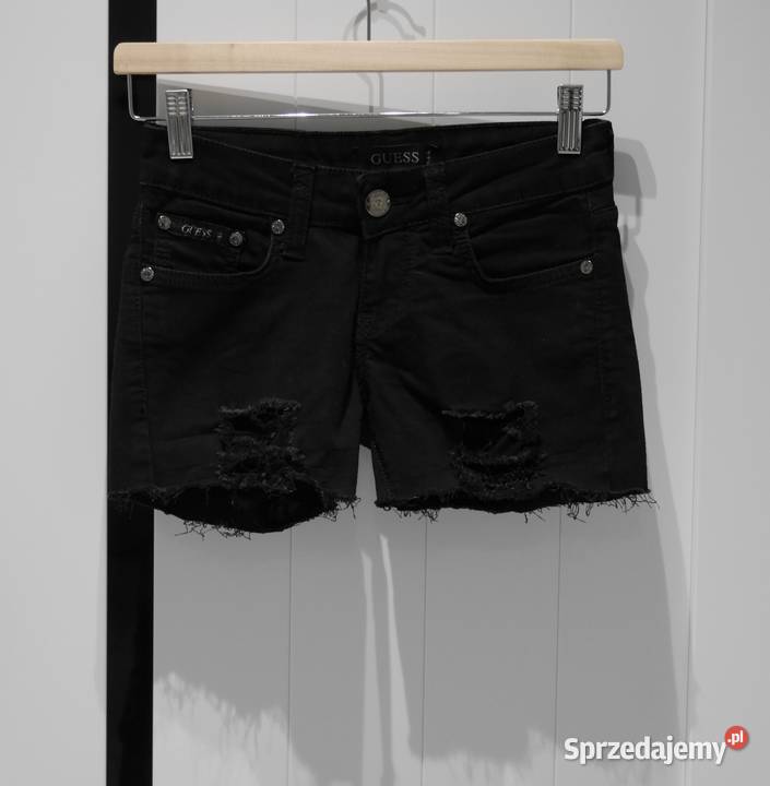 Guess świetne spodenki dziury 34 XS Guess Spodnie dolnośląskie Wrocław