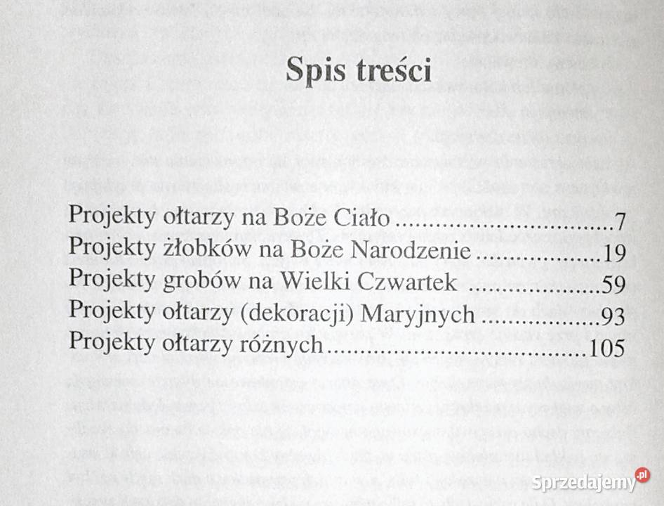 Projekty ołtarzy żłobków i grobów Stanisław lubelskie Chełm
