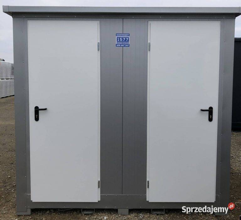 KONTENER SANITARNY PODWÓJNY WC Z PISUAREM Wrocław sprzedam