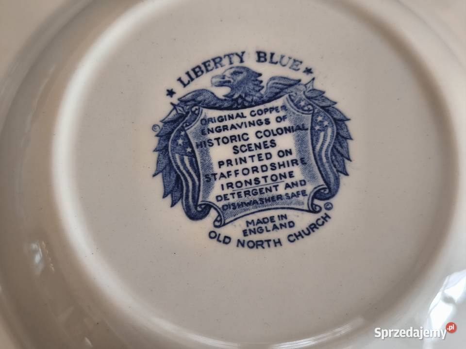 Talerz głęboki angielski Enoch Wedgwood Chełm