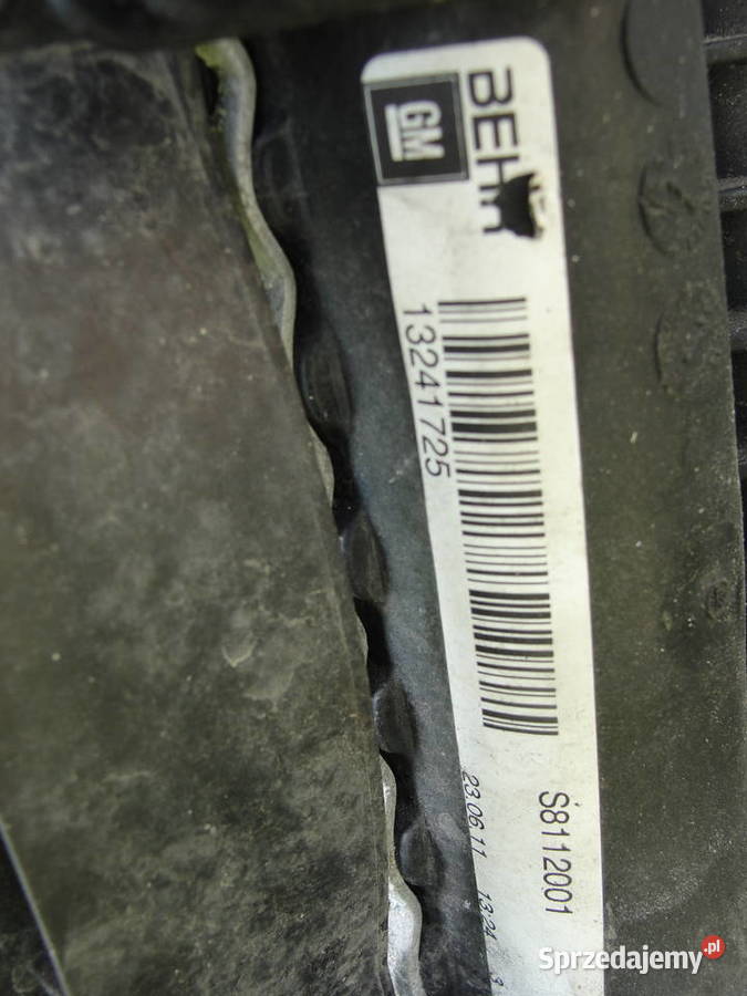 Chłodnice komplet Opel Insignia 20 CDTI Dąbrowa