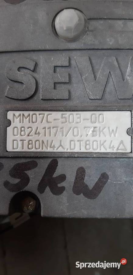 Motoreduktor 075 kW z falownikiem Leszno sprzedam