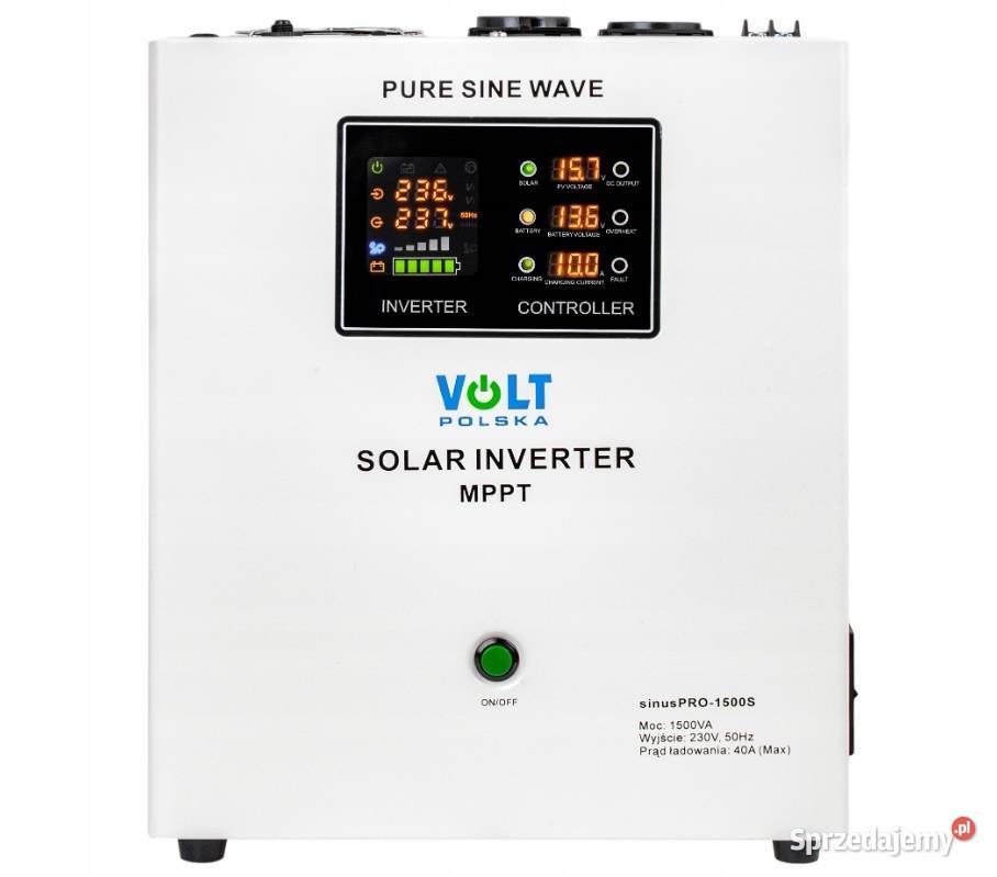 Zasilacz Sinus Pro 1500 S 12230V 40A MPPT Włocławek