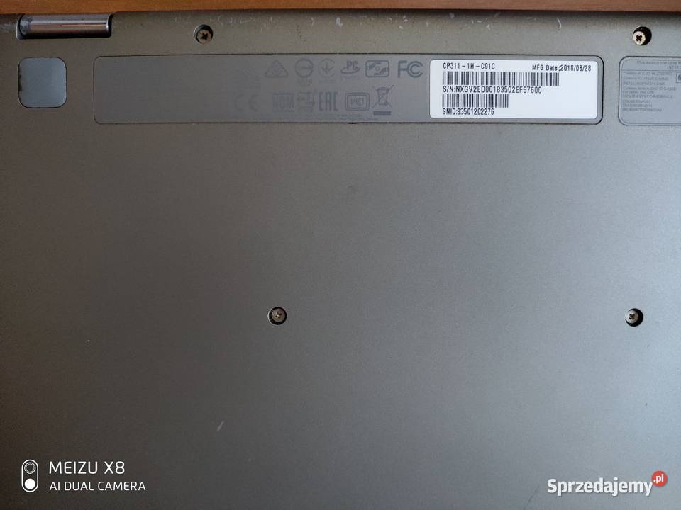 Chromebook 2 w 1 Acer Spin 11 CP3111H Gliwice sprzedam
