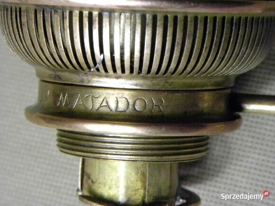 Brenner mosiężny Matador 20 duży palnik lampy Antyki Legnica