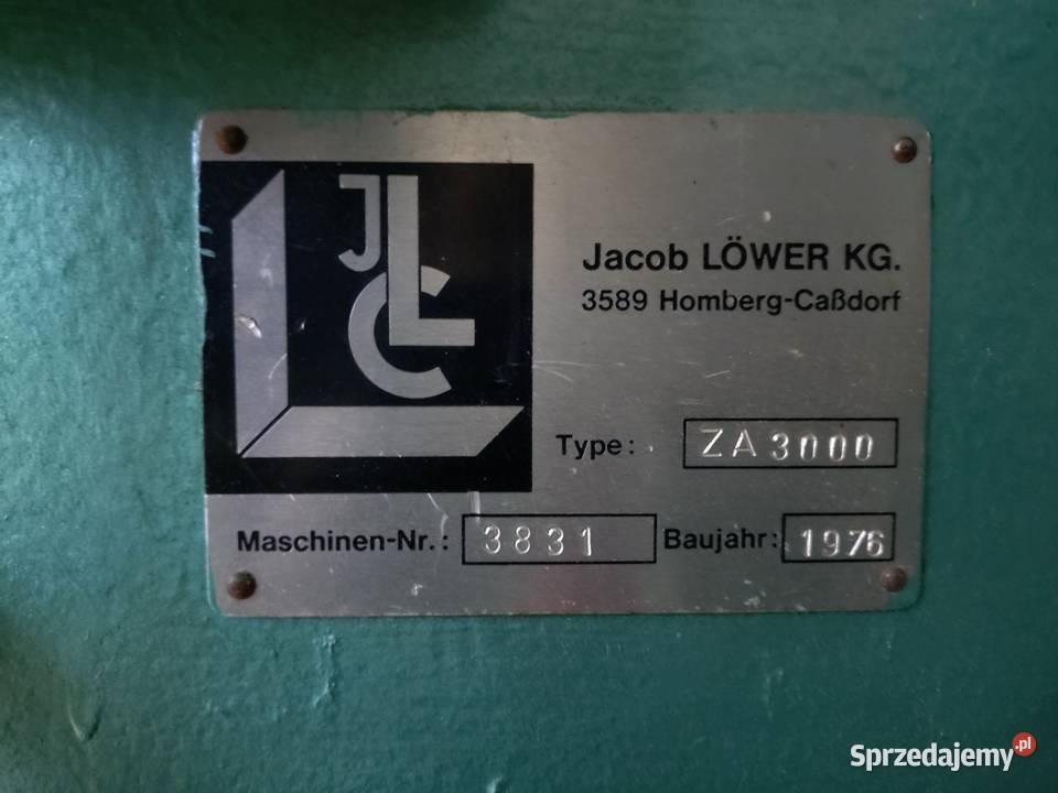 Czopiarka LOWER 3000 PilarkoFrezarka Suchedniów