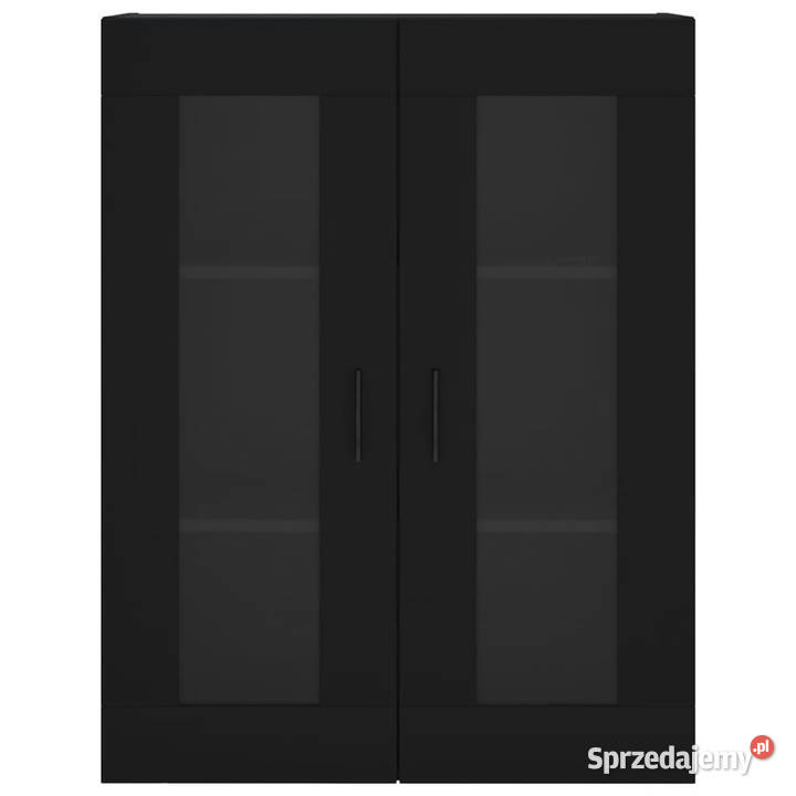 Szafka wisząca czarna 695x34x90 WM828493 Warszawa sprzedam