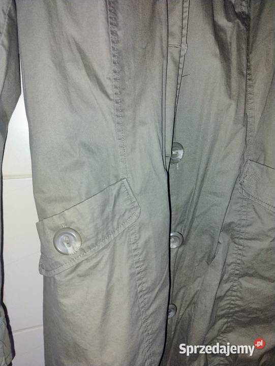 Outfit Fasion rozmiar 44 Oliwkowy płaszcz z Nowy Sącz