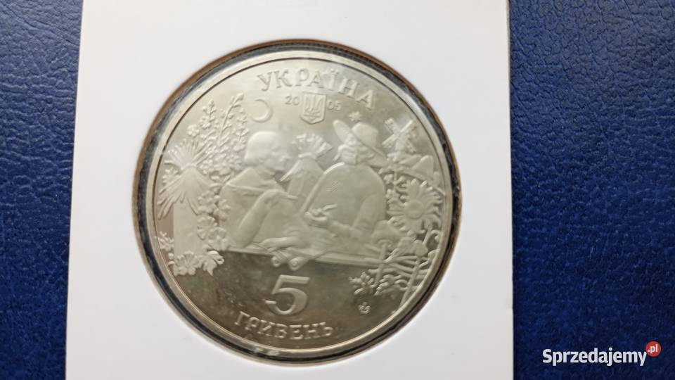 Stare monety 5 hrywien 2005 Jarmark Ukraina Lesko
