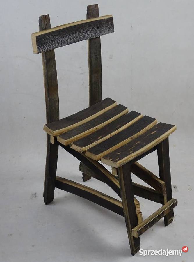 Hokery z beczki dębowej Loft hoker stołek Gdynia