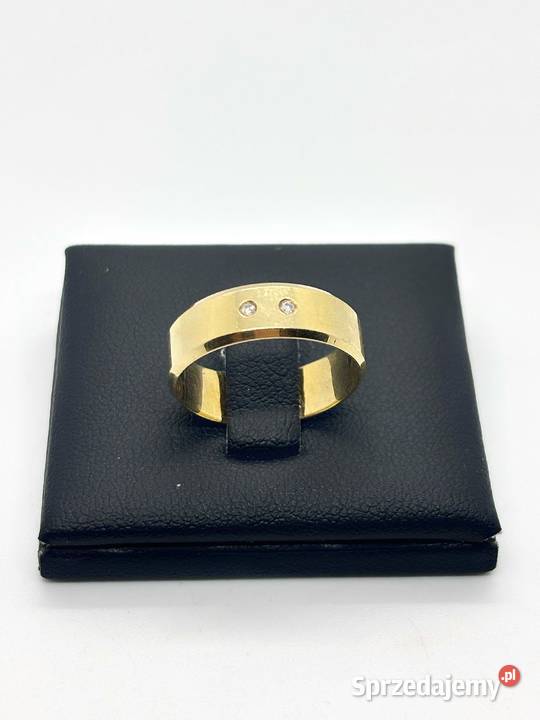 Złota obrączka pr 583 380g Rozmiar 16 z 2 złoto
