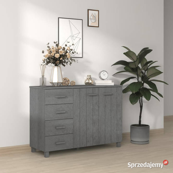 Szafka HAMAR ciemnoszara 113x40x80 lite drewno mazowieckie Warszawa