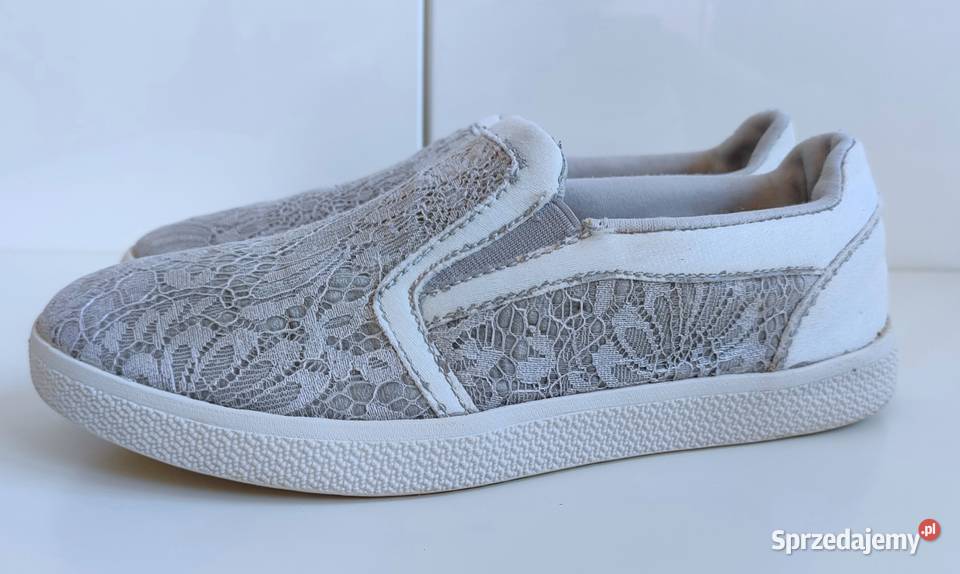 Tenisówki wsuwane koronka Jenny Fairy 36 tkanina Katowice
