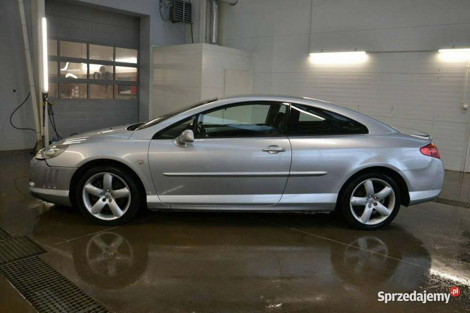 Peugeot 407 27 hdi 204 AUTOMAT skóra nawigacja srebrny Kęty sprzedam