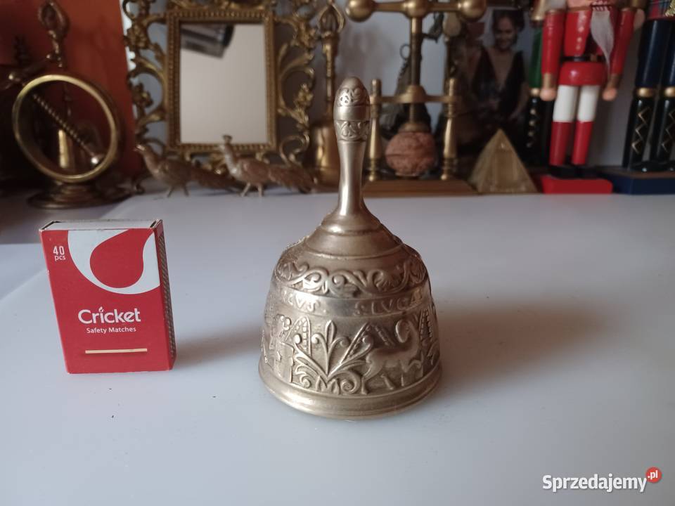 Piękny mosiężny dzwonek wielkopolskie Poznań