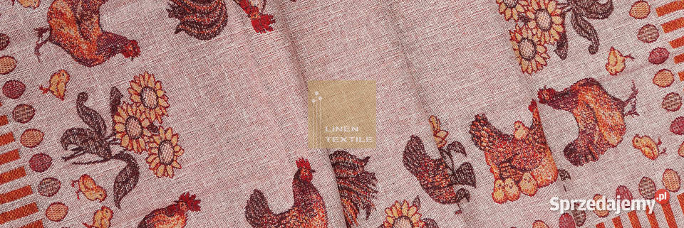 BIEŻNIK LNIANY PROSTOKĄTNY FARMA 67x200 19C32 Kraków