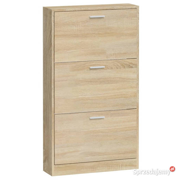 Szafka na buty dąb 59x17x108 materiał Warszawa