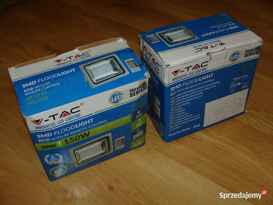 NOWY naświetlacz LED RGB VT4732 SKU 5755 IP65 Pozostałe Wieluń sprzedam
