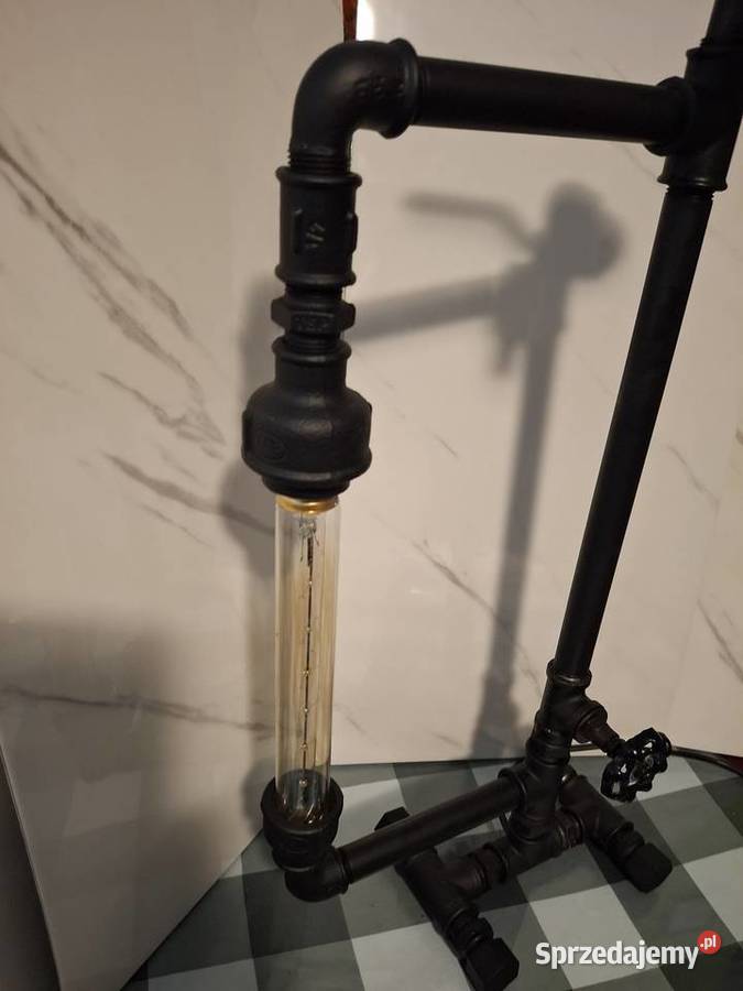 Lampa loft czarny mat łódzkie Łódź