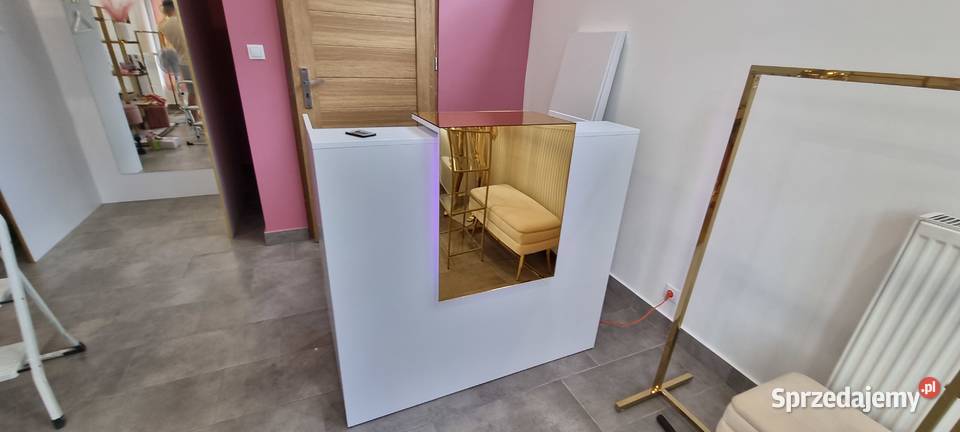 Lada recepcyjna Recepcja Loko Gold Złote Lustro Będzin sprzedam