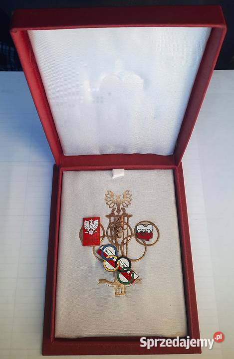 Zestaw Oficjalnych Odznak PKOl Montreal 1976 Gliwice
