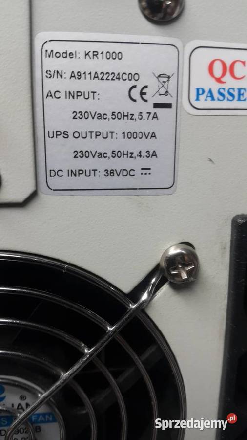 UPS Fideltronik KR 1000MB mazowieckie Warszawa