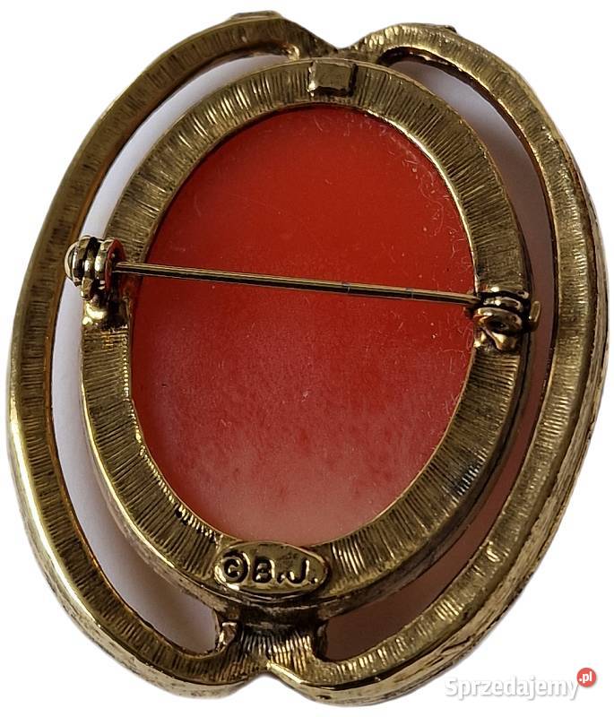 VINTAGE BROSZA KAMEA W STYLU ART DECO BEATRIX Częstochowa