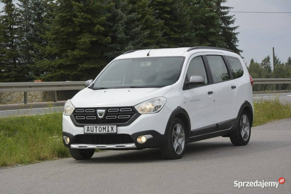 Dacia Lodgy 12 TCe nawi doinwestowany gwarancja biały Sędziszów Małopolski sprzedam