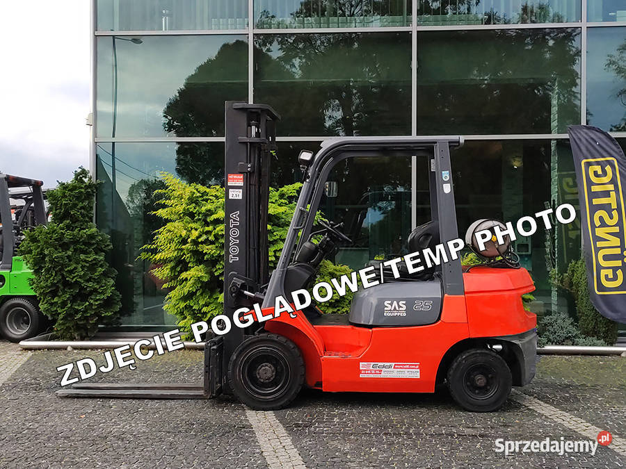 wózek widłowy Toyota 027FG25 LPG 25 t duplex 37 Wózki widłowe małopolskie Kęty