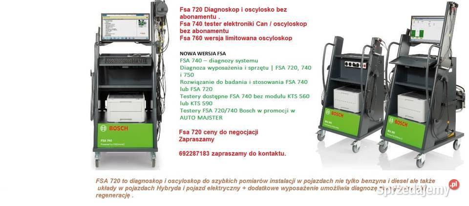 Kts 465 tester usterek Bosch DEMO śląskie Bielsko-Biała