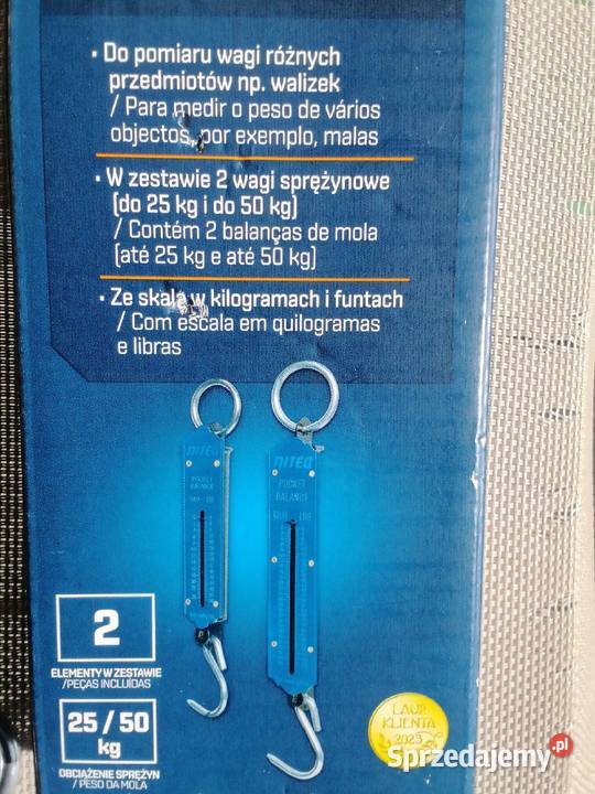 Wagi sprężynowe 2 sztuki Nowe nieużywane