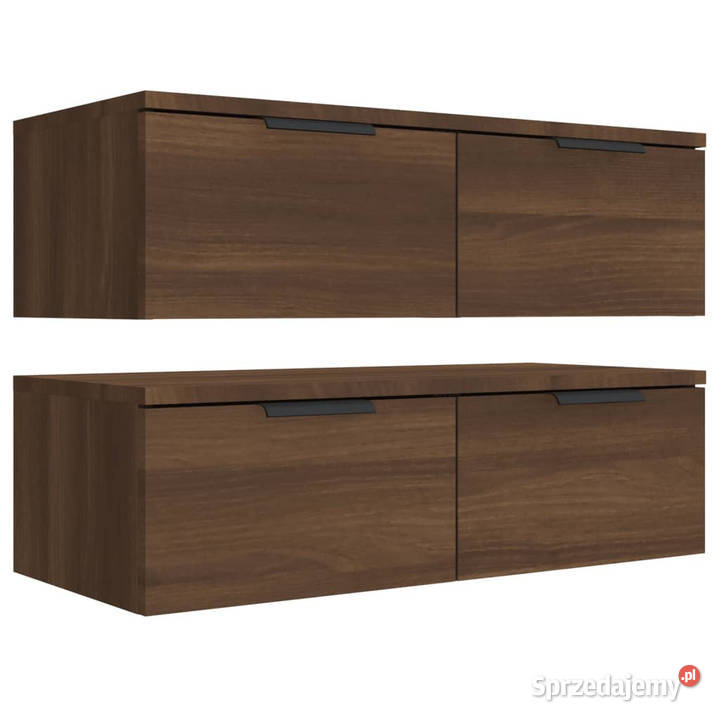 Szafki wiszące 2 brązowy dąb 68x30x20 WM3115899 Warszawa