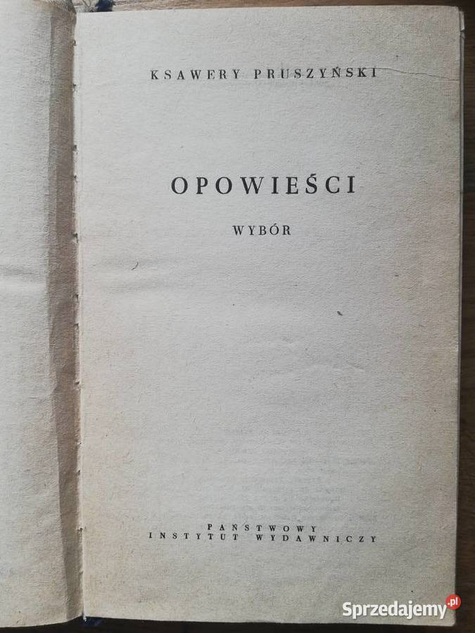 Opowieści Ksawery Pruszyński Kraków