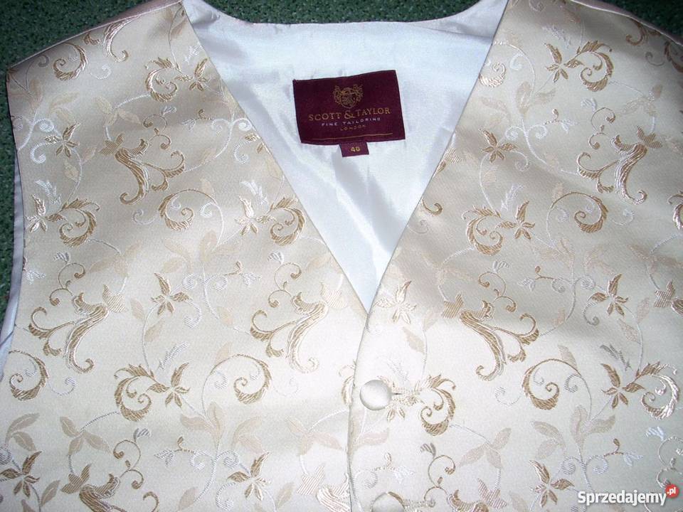 SCOTTTAYLOR Kamizelka elegancka wesele NOWA XL Nowy Sącz
