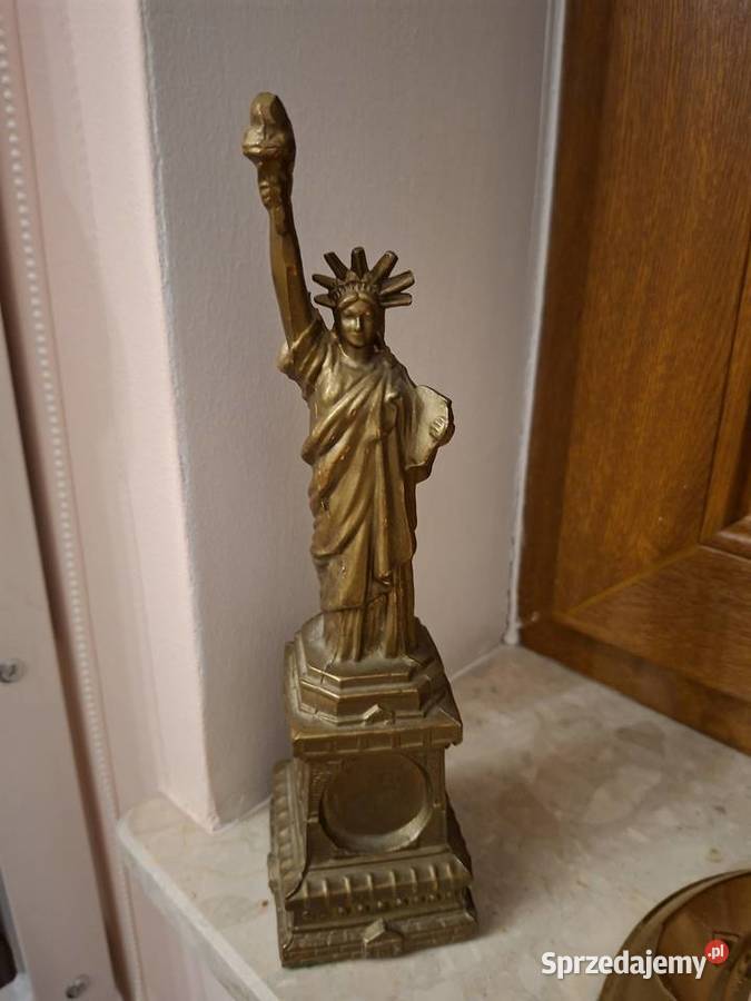 Statua Wolności przywieziona z USA figurka metal