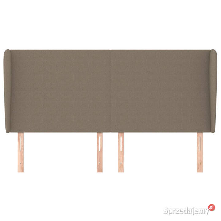Zagłówek uszak taupe 183x23x118128 tkanina Warszawa