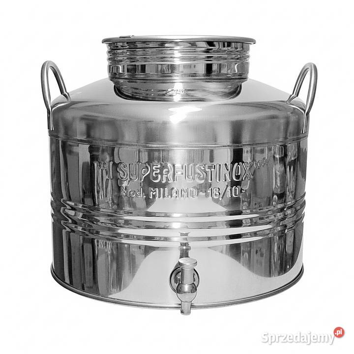 Beczka bańka antałek ze stali nierdzewnej inox z