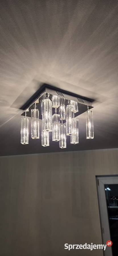 Lampa plafon kryształy Szczytniki