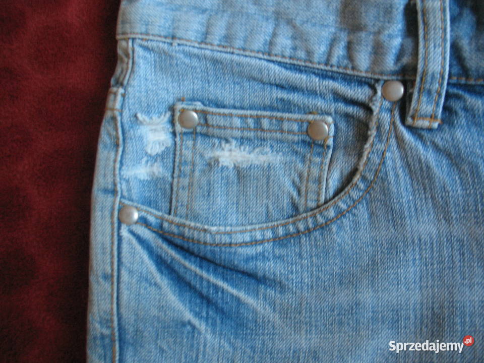 Spodnie Jeans błękitne W 34 L 34 pas 90 La Vie mazowieckie Siedlce sprzedam